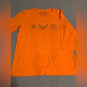 Halloween, Coral Bay long sleeve top, M, orange